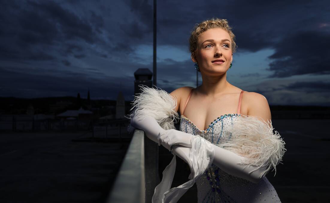 Wodonga born-and-bred ballroom dancer Paula Thompson started ballroom dancing aged seven after watching Dancing With The Stars. Picture by James Wiltshire
