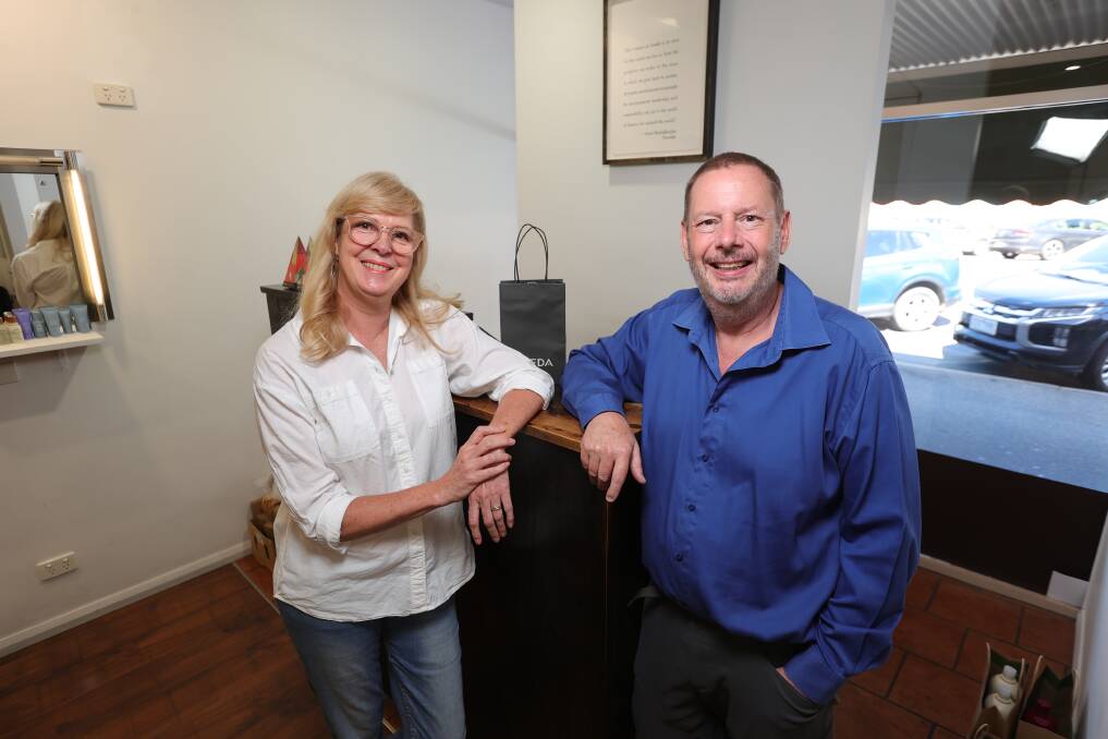 Karen and Stuart Cloake made a tight-knit team at their Olive Street salon over 24 years and two months.