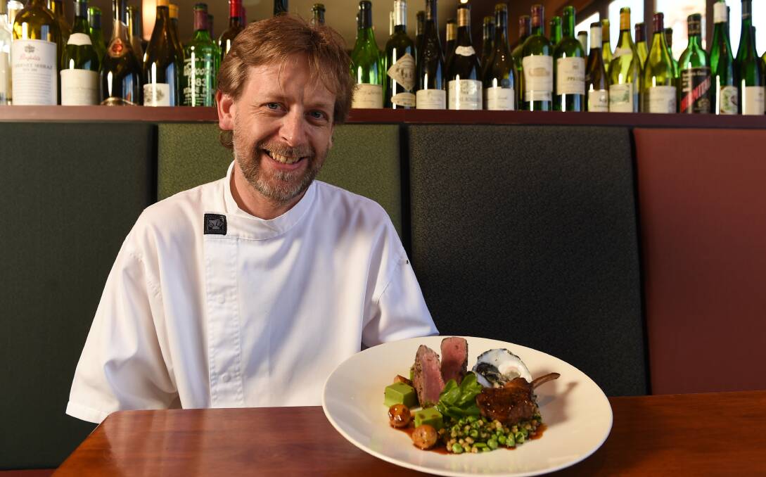 FUSION FOOD: Border Wine Room head chef Gary Brogdale favours French fare and Japanese techniques to enhance flavour. Picture: MARK JESSER