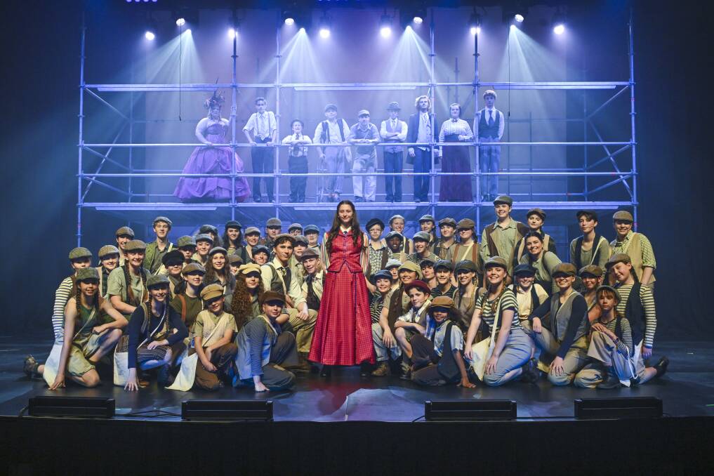 BYTESized Productions presents Newsies Jr at Albury Entertainment Centre on Saturday, June 22, 2pm and 7pm. It opens on Friday, June 21, 7pm. Picture by Mark Jesser