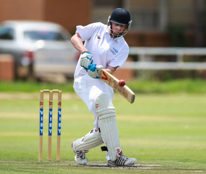 Top talent: The left-handed opening batsman was playing good cricket for Belvoir Cricket Club earlier this year before the injury ended his season.