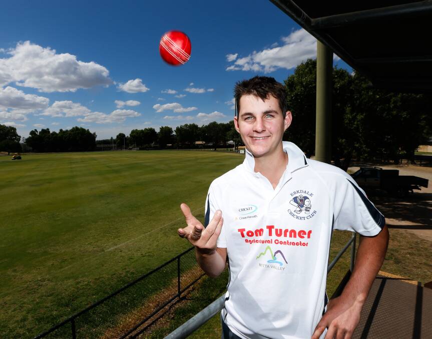 RUNNING HOT: Young quick Liam Tobin has been outstanding for Eskdale with 18 wickets this season. Picture: MARK JESSER