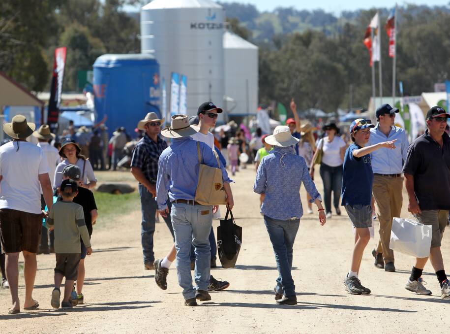 Spring loaded: Henty Machinery Field Days organisers expect a big turnout at this year's event following good rains and strong grain and meat prices in the rural sector.