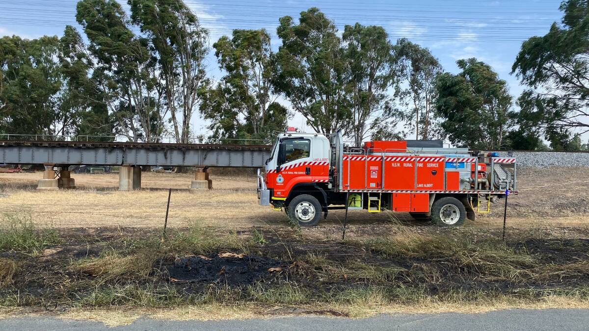 Two fires broke out in North Wagga on Tuesday.