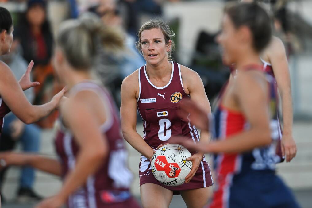 WAITING GAME: Wodonga's Lyndal Hildebrand has been left on the sidelines since suffering an ankle injury during the Anzac Day clash against Wodonga Raiders.