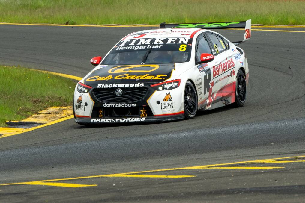 ACTION: Brad Jones is feeling upbeat after the first round of the 2022 season at the Sydney Motorsport Park, despite a mixed bag of results by his team. Picture: BJR