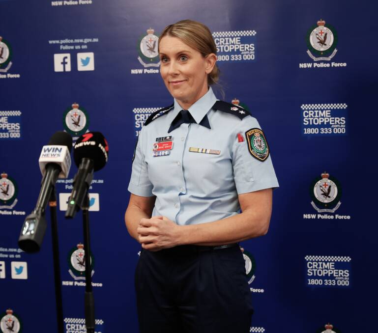 Riverina Police District commander Acting Superintendent Nadine Roberts said police are working hard to combat an increase in crime across Wagga. Picture by Les Smith 