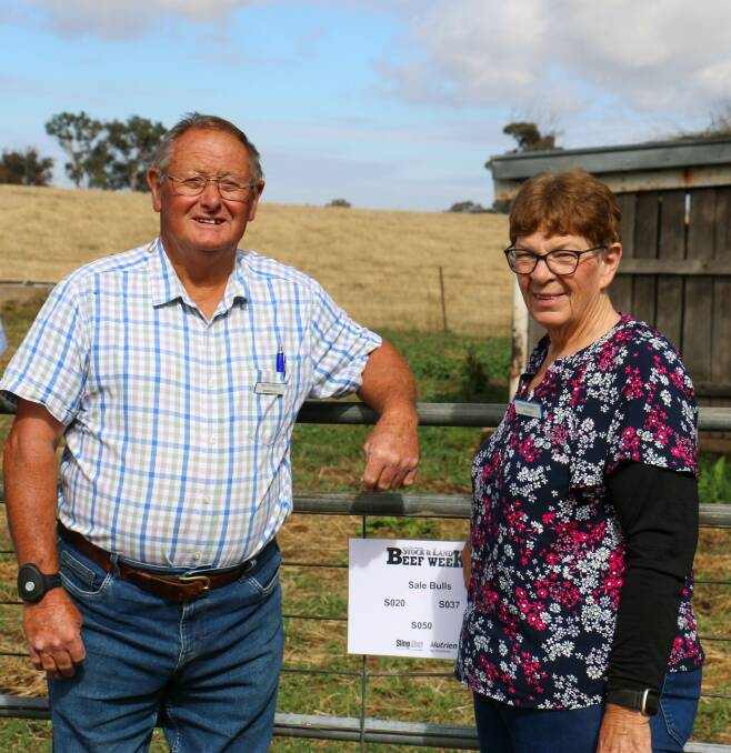 Mentoring ... Narelle's parents Rex and Trish Forrest have been breeding cattle for 60 years.