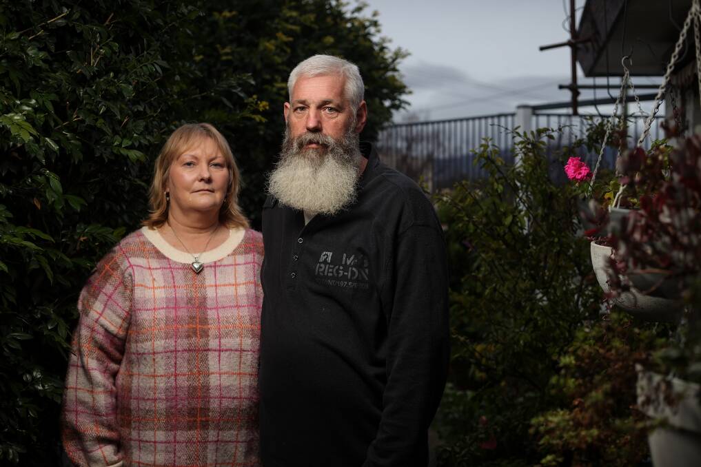 Wretched journey ... Jodie and Scott Cousins, of Glenroy, have endured a heart-breaking journey to find help for their daughter with anorexia. Picture by James Wiltshire
