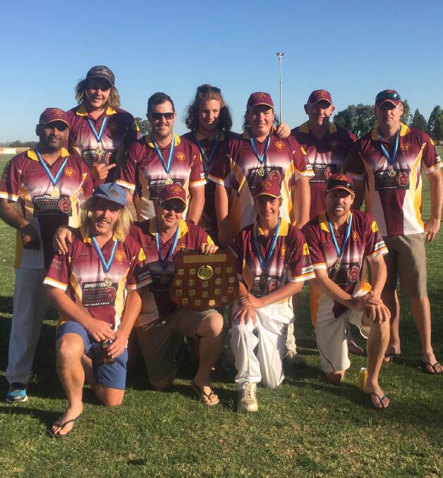 Culcairn celebrates its fifth one-day premiership on Saturday.