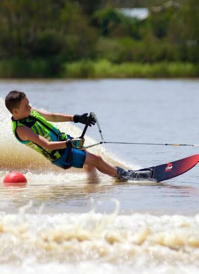 Daniel Finnimore took out his slalom event at the weekend.