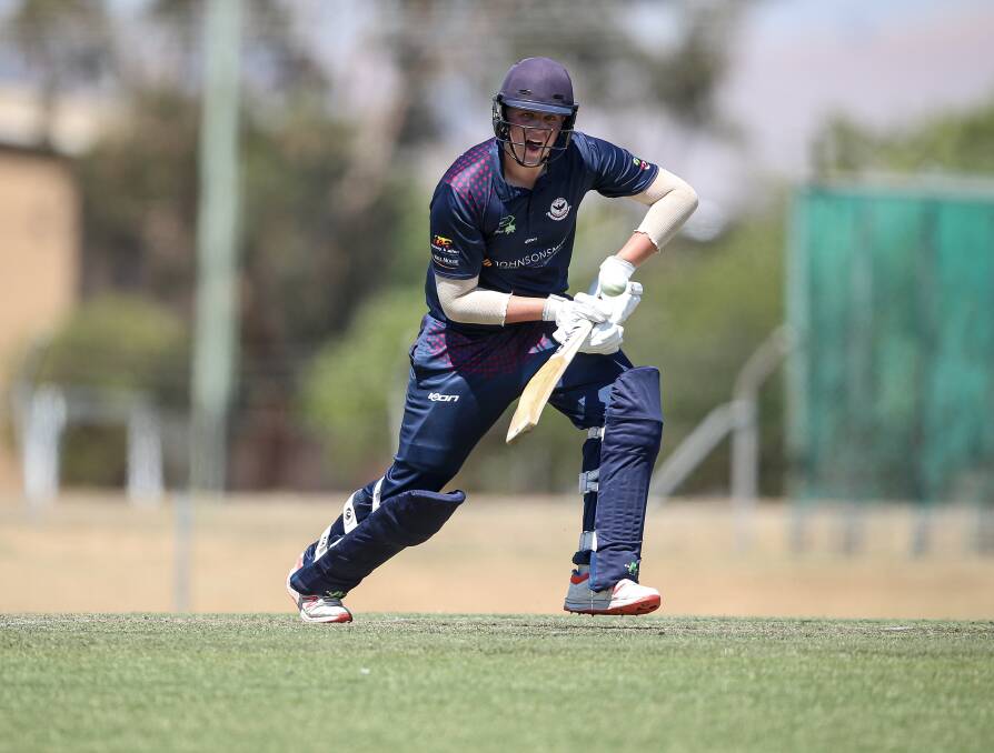 Coby Fitzsimmons, 17, was rewarded for a fine season by winning East Albury's Cricketer of the Year. He is set to play in Melbourne next season.