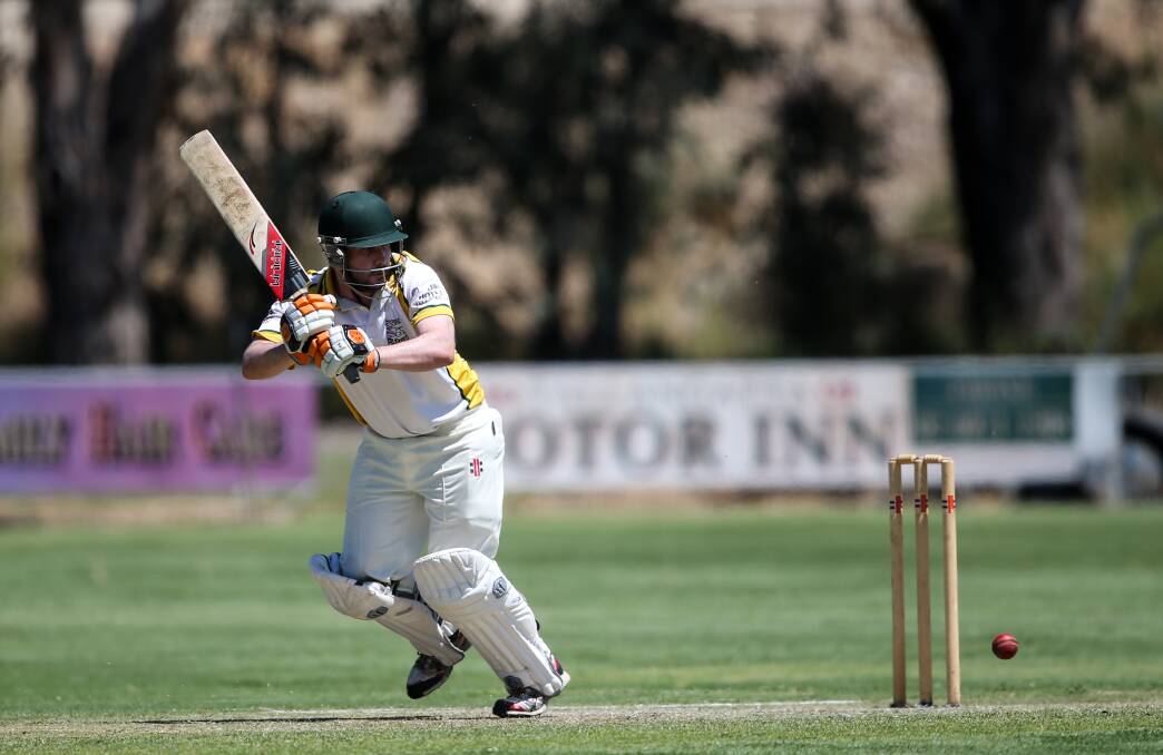 Skipper Matt Armstrong made his first half century of the season for Tallangatta against St Patrick's on Saturday.