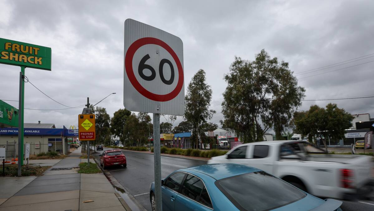 A part of Wagga Road just north of the Five Ways in Lavington which was proposed to have a 40kmh speed limit under a plan put to Albury Council which will now be subject to community feedback. Picture by James Wiltshire