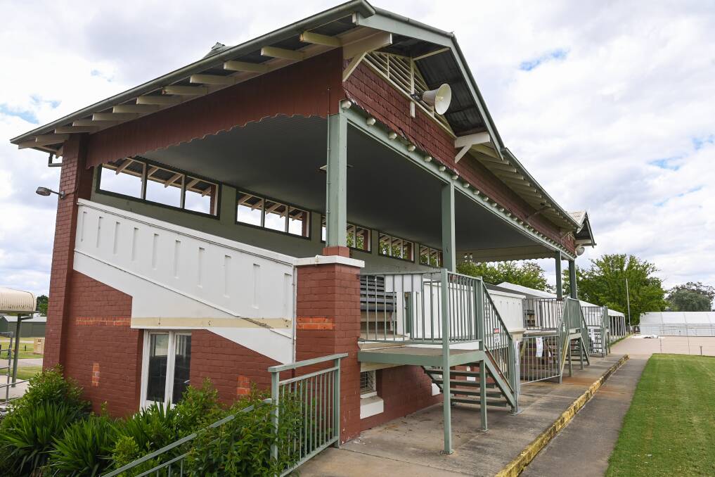 The grandstand was erected in 1926 and replaced an Edwardian structure which was the third building to cater to onlookers. Picture by Mark Jesser.