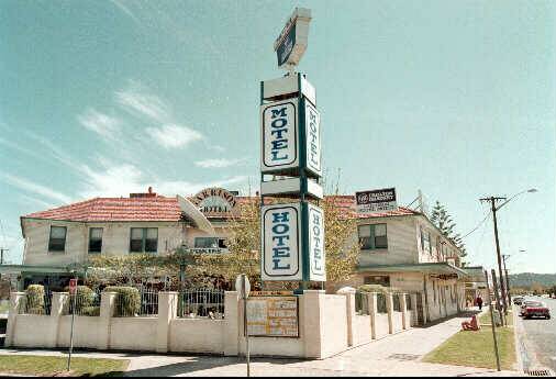 The Five Ways pub when it was known as the Garrison Hotel in 1997 with the giant sign in place in the beer garden. File picture