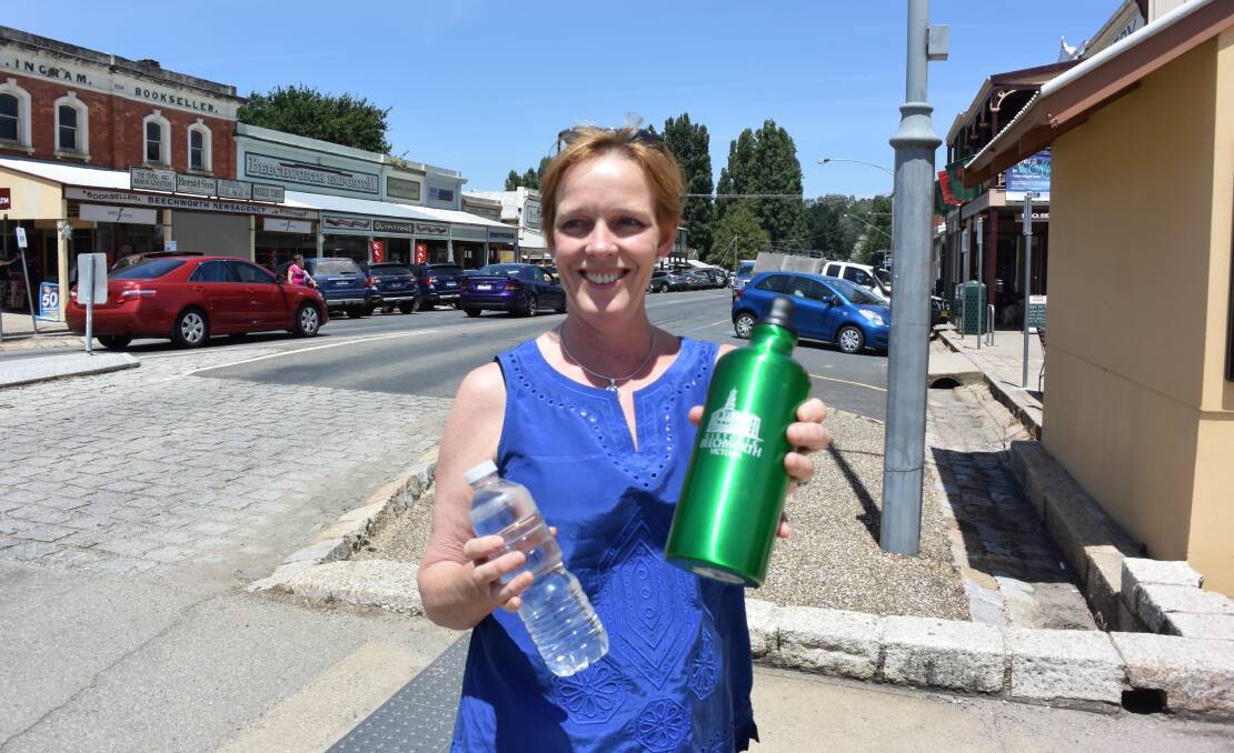 Worth bottling in metal: Jenny O'Connor wants flasks rather than plastic water bottles to be preferred by Indigo consumers.