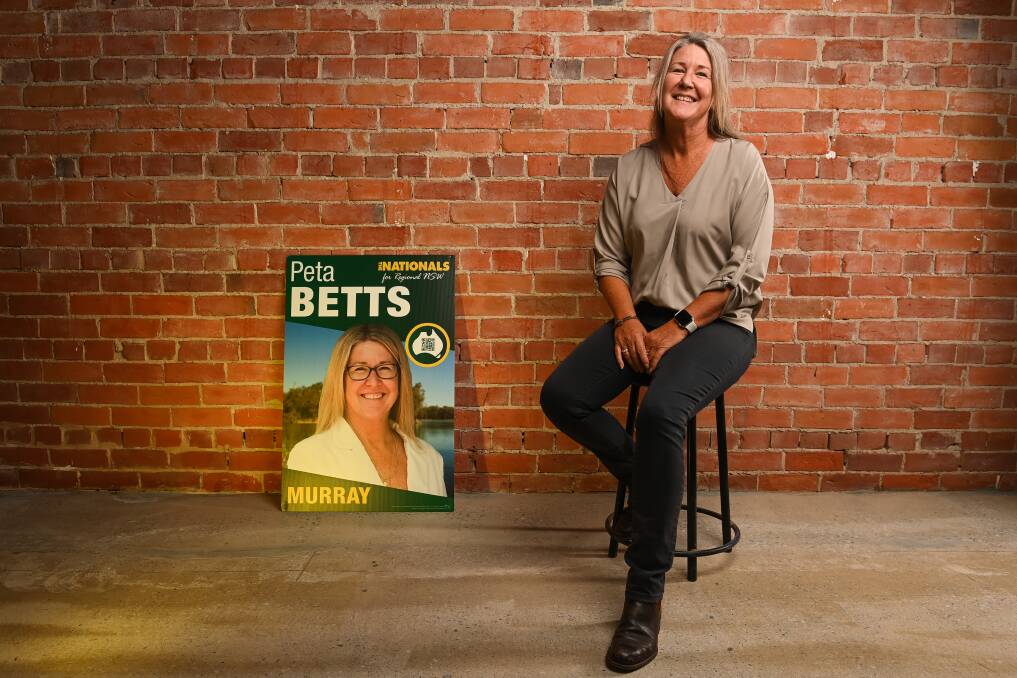 Nationals candidate Peta Betts is seeking to become an MP after having been mayor of Edward River Council since January last year. Picture by Mark Jesser
