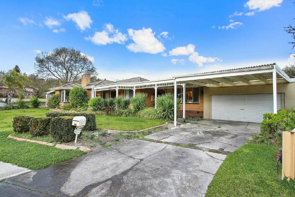 This four-bedroom Lavington house sold for more than $430,000 yesterday at an online auction. There had been no major changes to it since it last sold. Picture by Ray White.