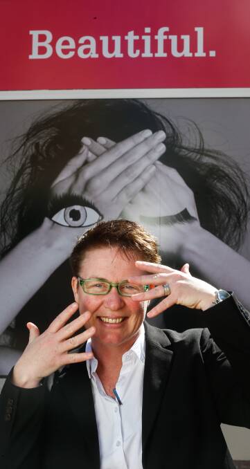 Hands up for excitement: MAMA director Jacqui Hemsley is promising a cavalcade of entertainment for the opening of the art gallery. Picture: MARK JESSER