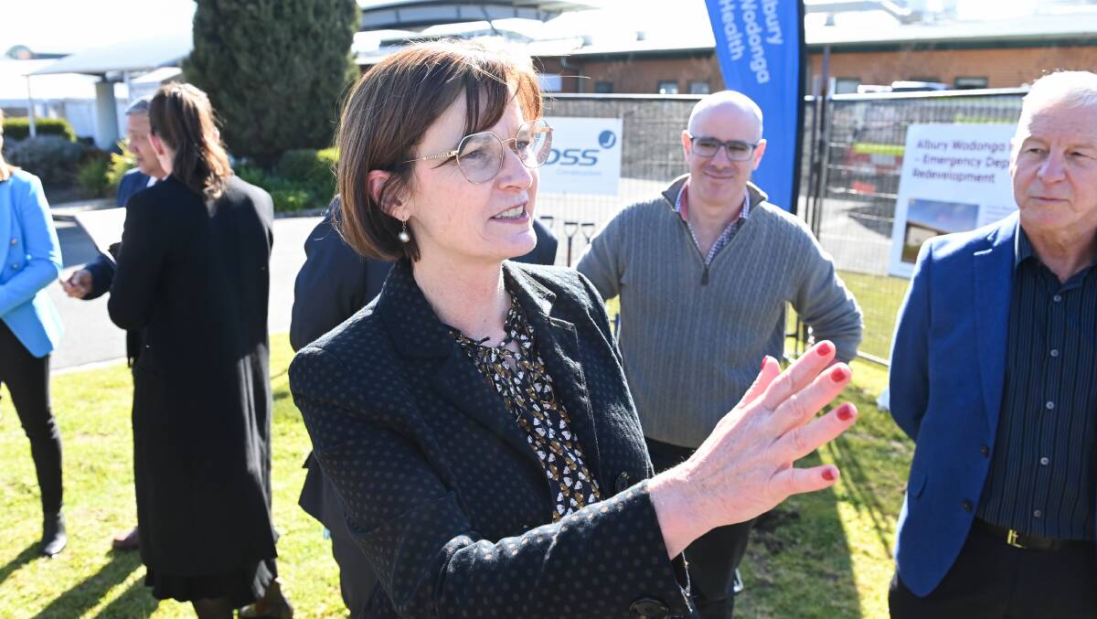 Victorian Health Minister Mary-Anne Thomas has declined to answer a series of questions about the Albury hospital upgrade and the future of Wodonga hospital.