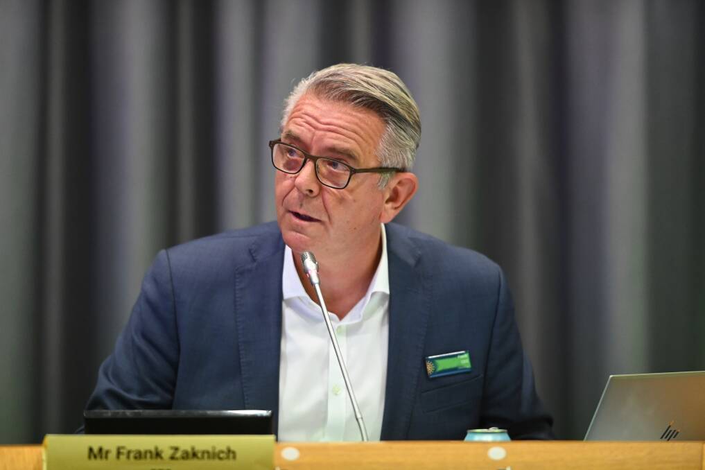 Albury Council chief executive Frank Zaknich will be at the side of mayors for council meetings until 2027 after receiving a contract extension. 