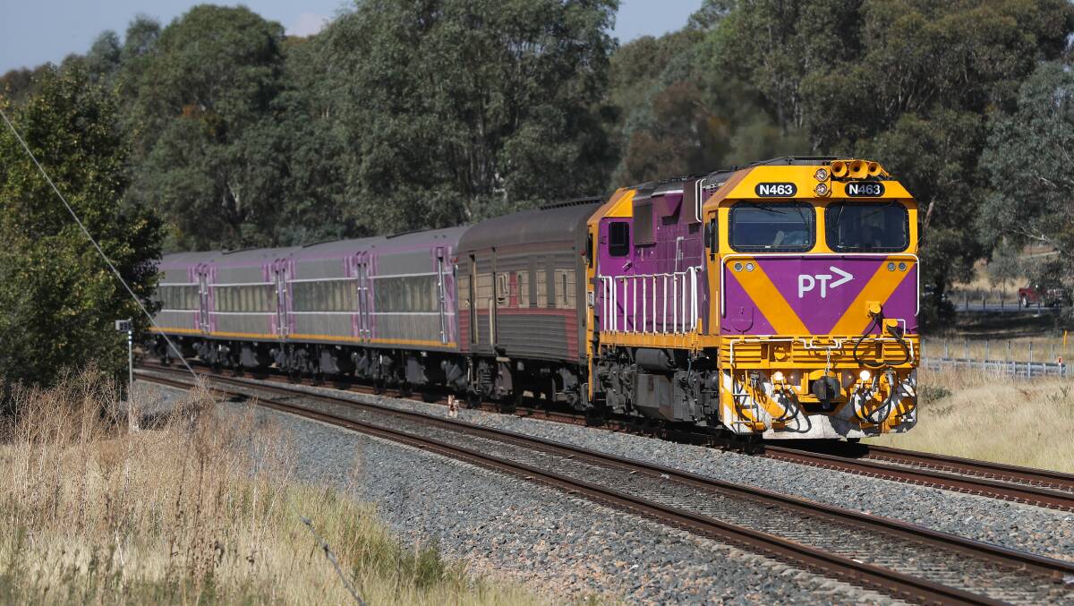 Returning on Monday: V/Line's so-called classic trains will return to service next week after being replaced with buses for the past week-and-a-half. Picture: MARK JESSER