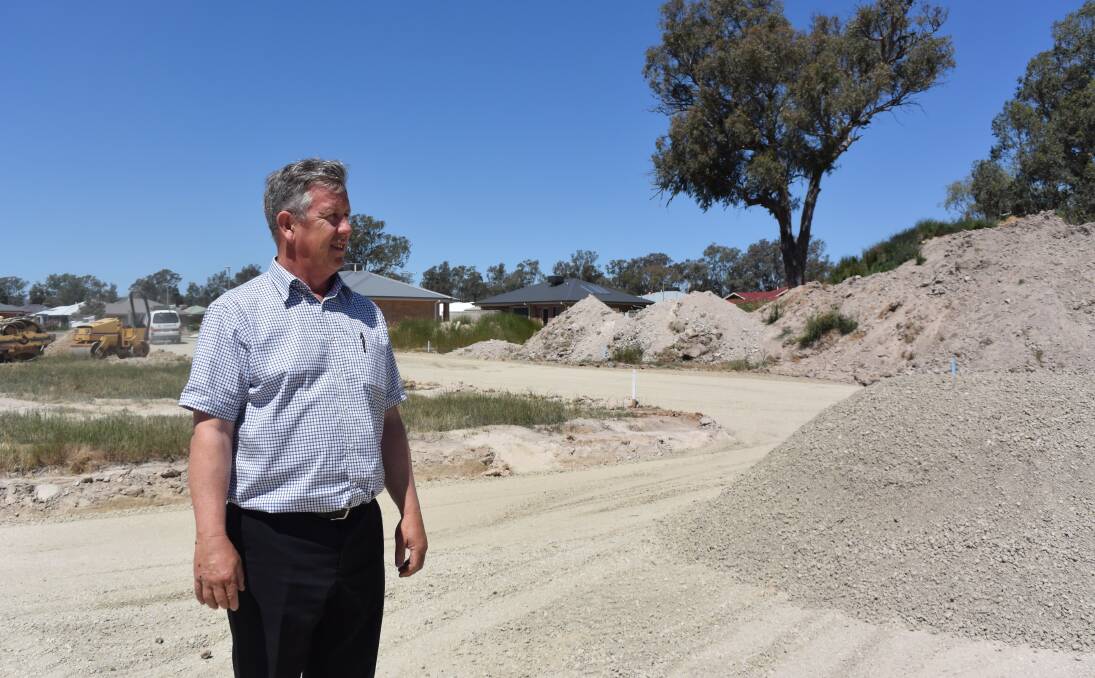 Reaching its limits: Westmont chief executive Peter de Koeyer looks over the last undeveloped area of his Baranduda site which will be turned into villas over coming years.