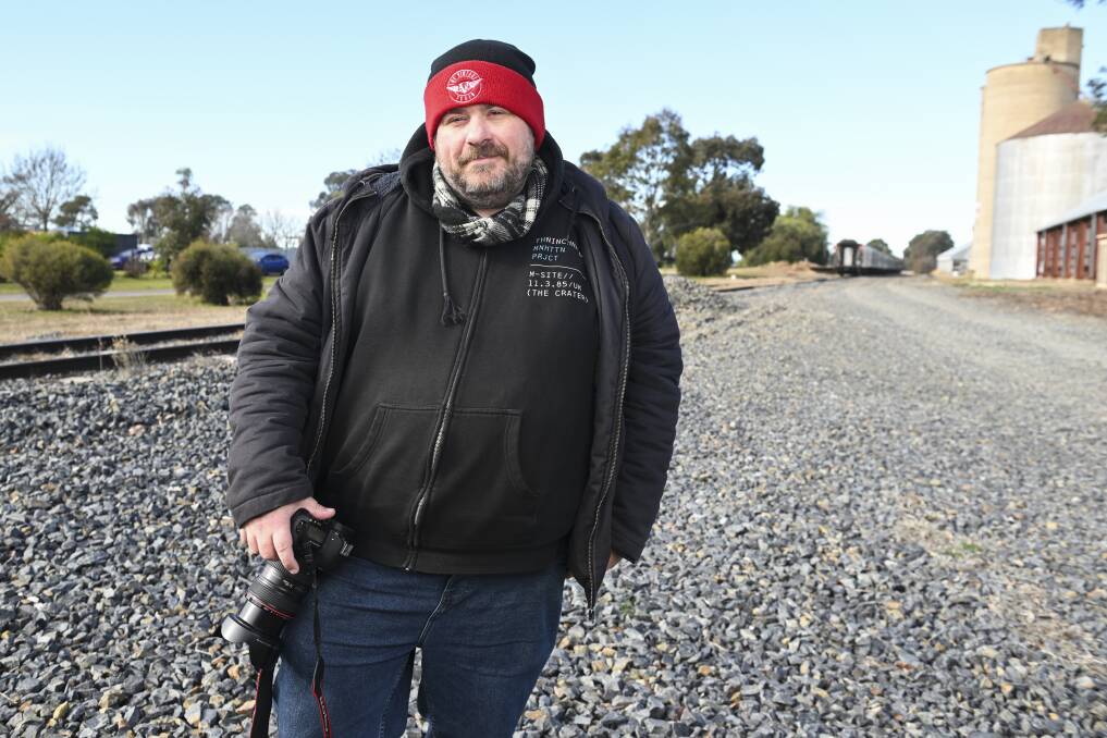 Melbourne public servant Ben Ward was among a multitude of train lovers who came to the region this weekend on the train organised by the Seymour Rail Heritage Centre. 