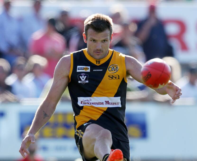 ON FIRE: Tiger Dean Polo was outstanding against Wodonga on Saturday.
