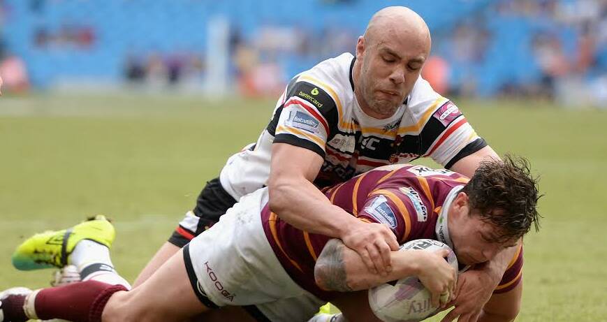 BULL AT A GATE: Albury's Adrian Purtell will stay on at UK club Bradford for at least another two seasons after inking a new two-year deal.