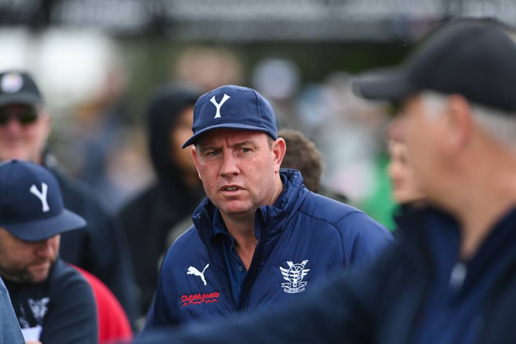 Yarrawonga coach Steve Johnson had a tough start in his debut. The three-time Geelong premiership player's Pigeons were beaten by 22 points.