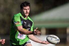 Albury Thunder's Isaac Carpenter scored three tries in the win over Wagga Brothers.