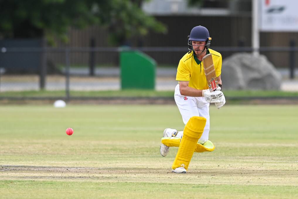 CONSISTENT: North East Knights' Kane Scott top-scored with 42 against the Pioneers yesterday. In his first five innings, he failed to pass 37 only once. Picture: MARK JESSER