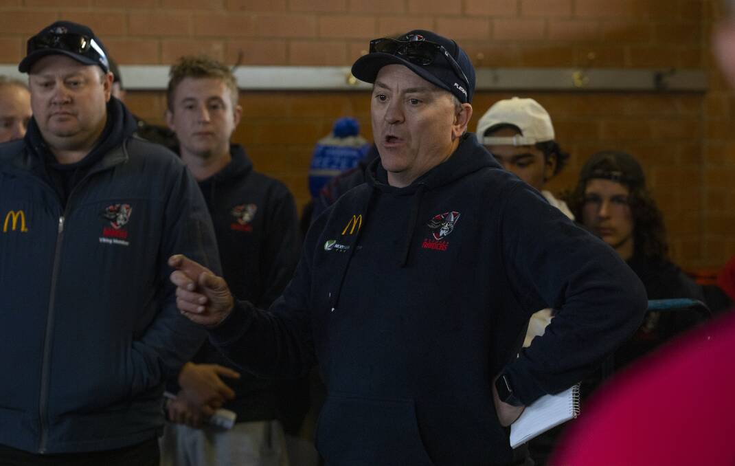 Marc Almond coached Wodonga Raiders for two and a half seasons.
