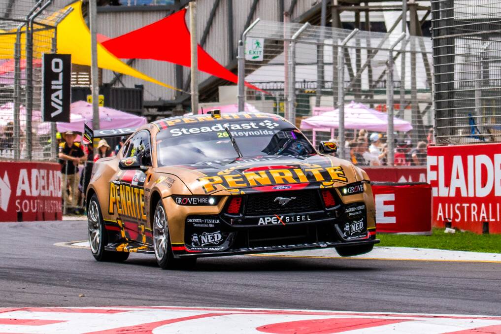 David Reynolds grabbed two podium placings in the Supercars in Adelaide over the weekend. Picture by Tim Farrah