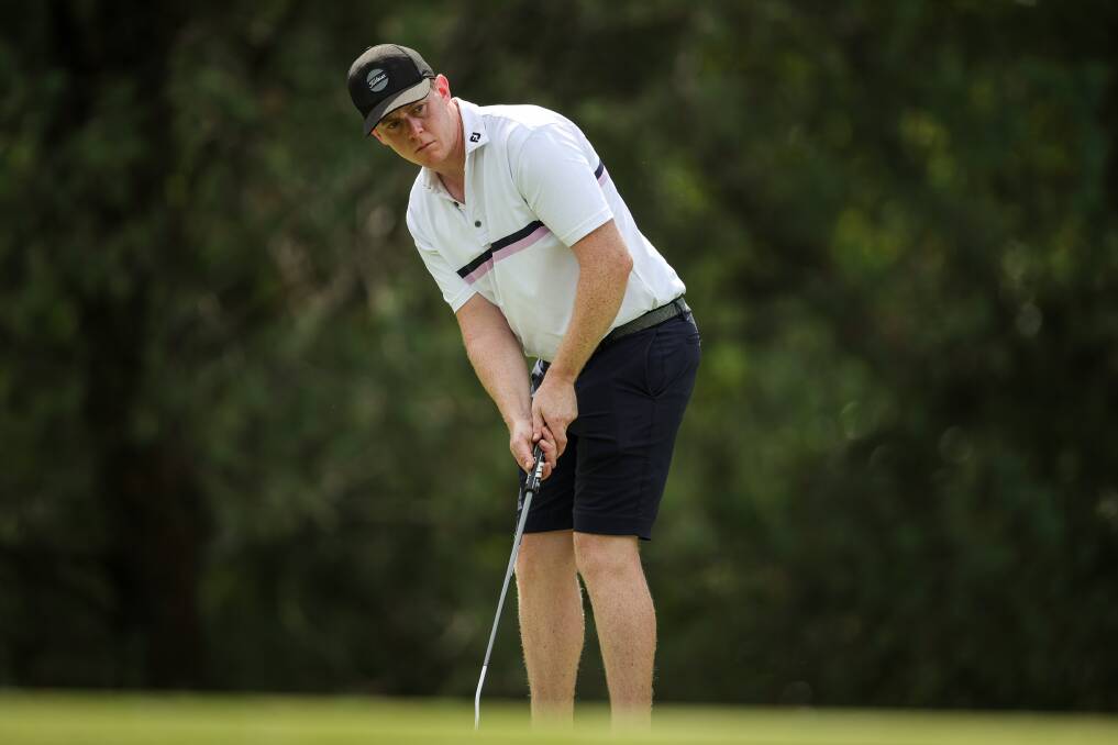 Luke Porritt contested the PGA Associate Championship at home club Thurgoona and is now eyeing the NSW Open. Picture by James Wiltshire