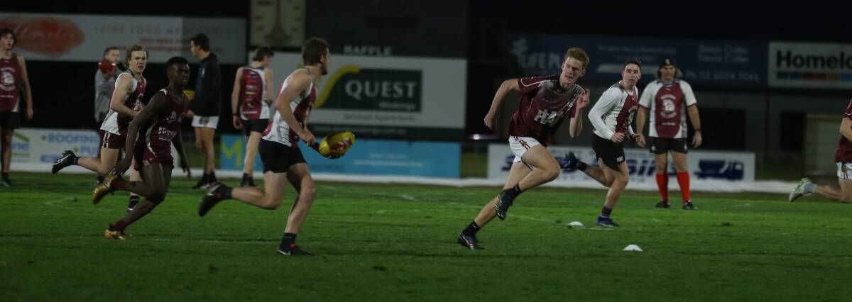 STRONG SHOWING: Footy was back for the first time in a month last week
and Wodonga won two of the three grades, in the seniors and
under 18s, with the club still on a high at training last night.
Picture: TARA TREWHELLA