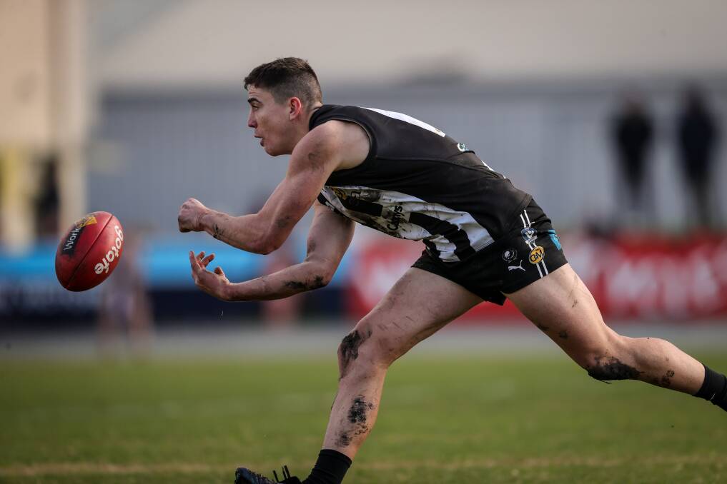Wangaratta's Daniel Sharrock has been one of the standout players and a Morris Medal fancy, with Wodonga now looking to quell his influence. Picture by James Wiltshire