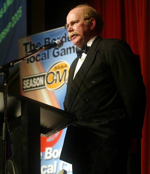 Greg Claney was awarded O and M life membership at the Morris Medal presentation night in 2005.