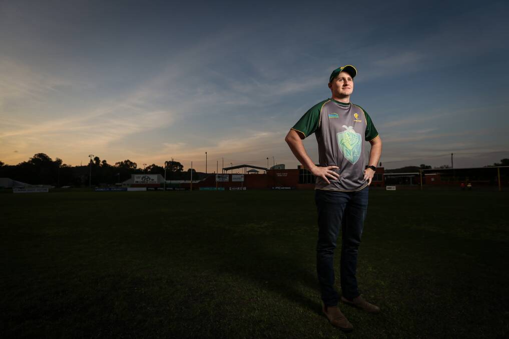 MATT'S MARK: North Albury has named former ACT captain Matt Condon as coach. He made an immediate impact with the bat when he joined as a player last season. Picture: JAMES WILTSHIRE