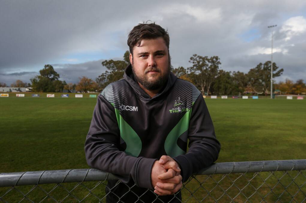 NO FENCE-SITTER: Like so many in rugby league, Albury Thunder's Robbie Byatt was impressed by the new six-again rule. Picture: TARA TREWHELLA