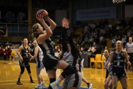 Mikayla Pivec landed 23 points in the comfortable win over Inner West on Saturday night. Picture by James Wiltshire