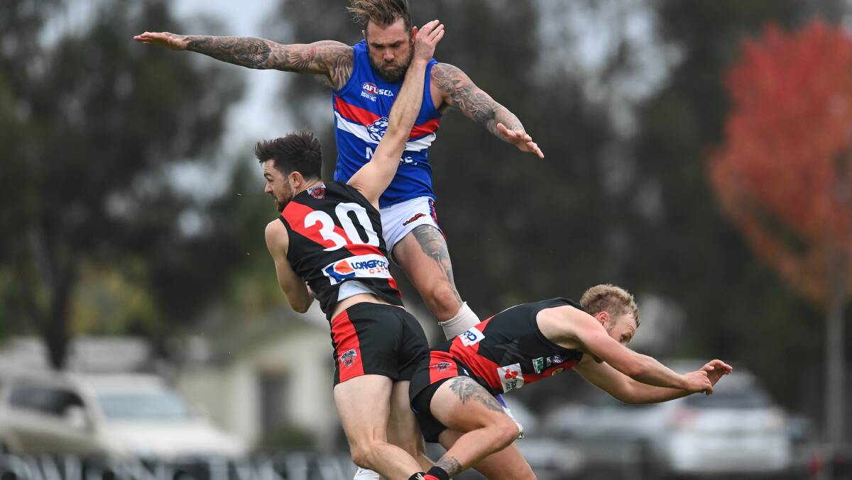 Jindera spearhead Trent Castles booted eight goals against a severely depleted Howlong on the weekend.