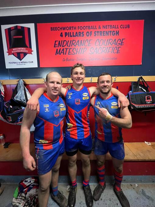 Quinn Bussell made his senior debut on the weekend much to the delight of co-coaches Brayden Carey and Tom Cartledge.