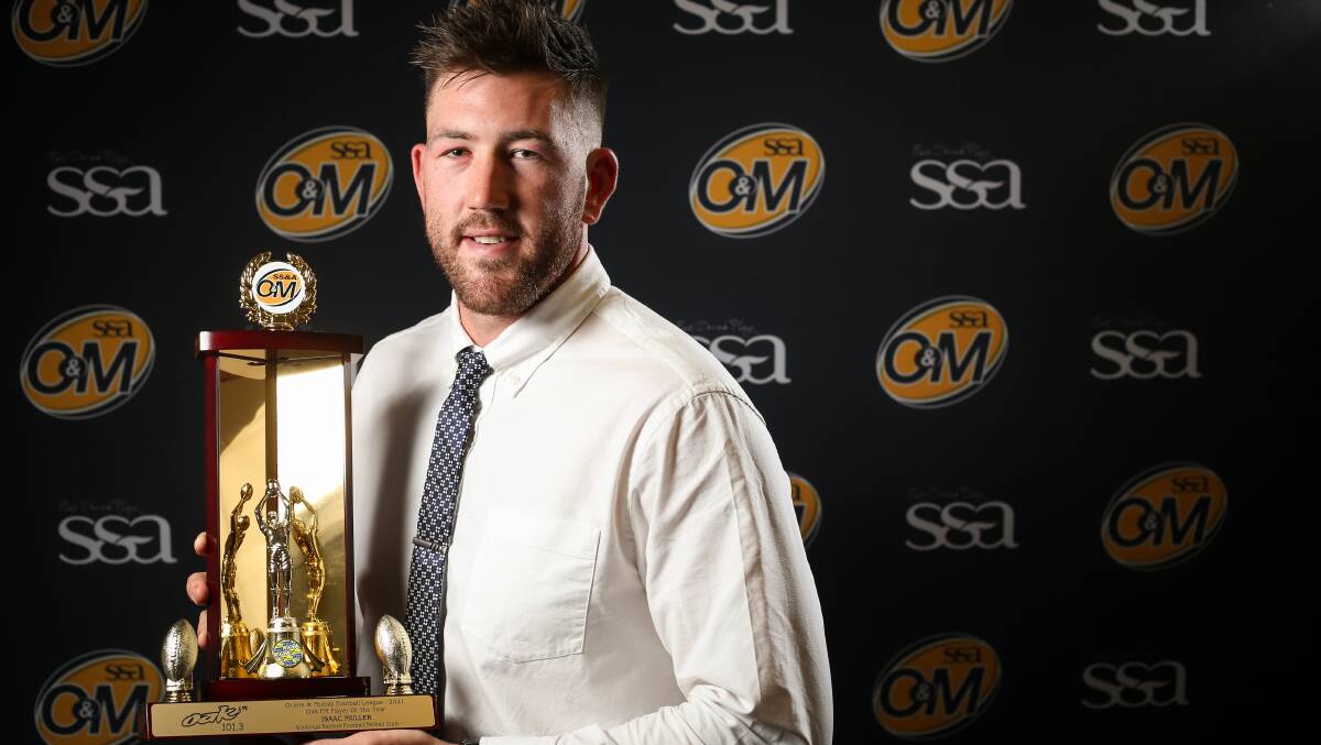 Isaac Muller won OAK FM's player of the year award.