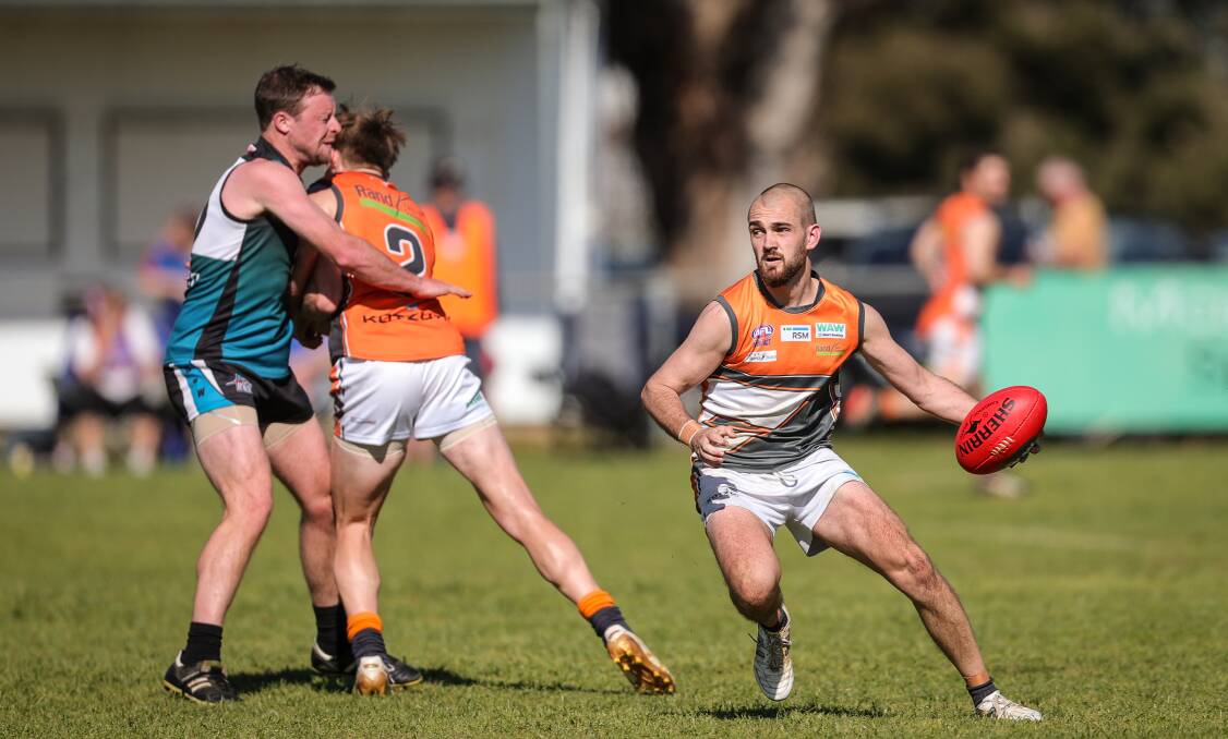 Giants best and fairest winner Clay Thomas has been missing in recent weeks with an Achilles complaint.