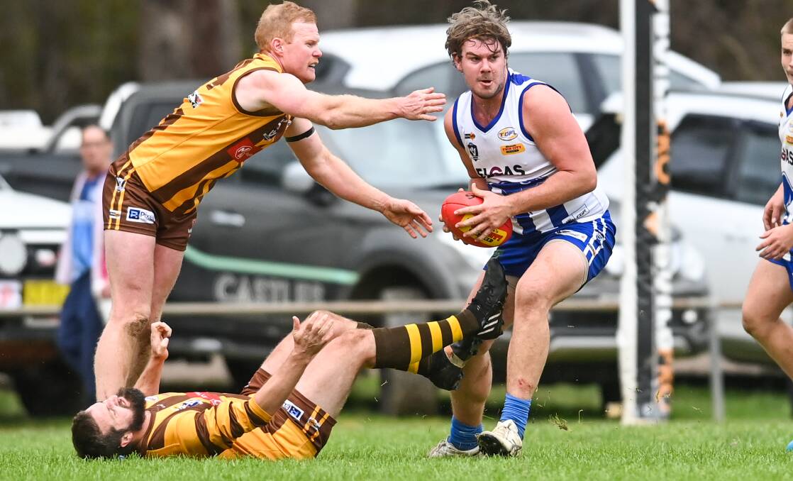 Big Roo Zack Leitch played one of his best matches of the season so far agasint the Hawks.