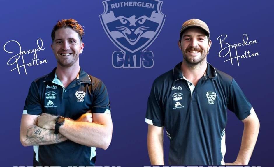 Siblings Jarryd and Braeden Hatton recently committed to Rutherglen for next season.