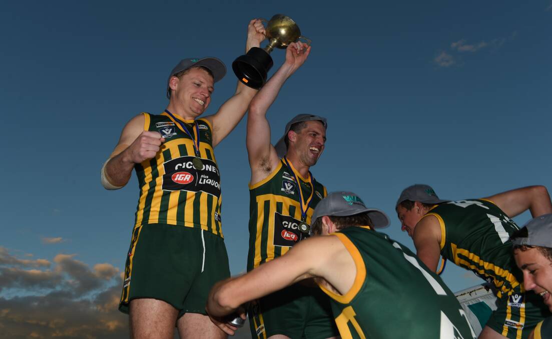 Fulford was playing coach of Tallangatta in 2015 when the Hoppers claimed their most recent flag.